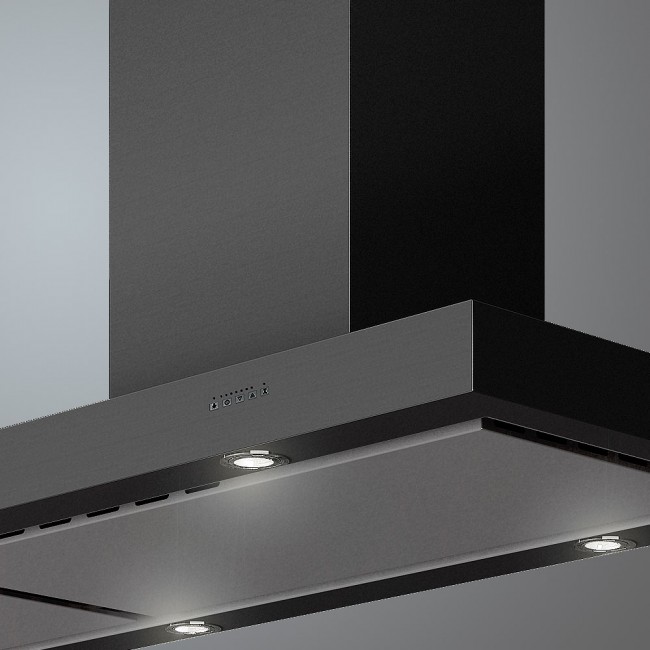 150cm Designer Island Hood Venosa Black